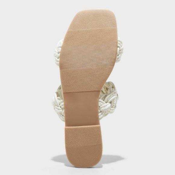 A New Day Pearl Flat Heel Slide Sandals Open Slip-On Memory Foam NWT 🆕 Sarafina - Picture 3 of 3